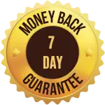 7 Days Satisfaction Guaranteed Badge